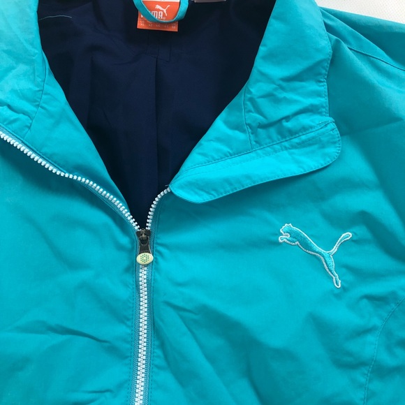 Puma blue & white windcell windbreaker size XL - Picture 3 of 7